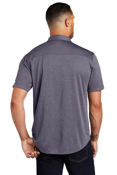 OGIO Men's Gravitate Full-Button Polo. OG141 OGIO