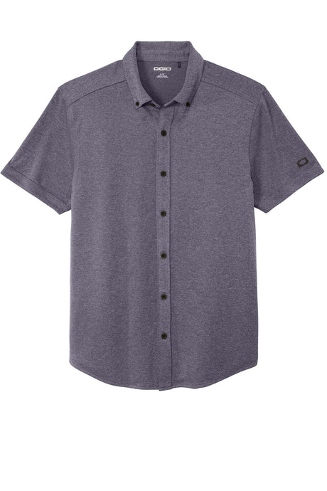 OGIO Men's Gravitate Full-Button Polo. OG141 OGIO