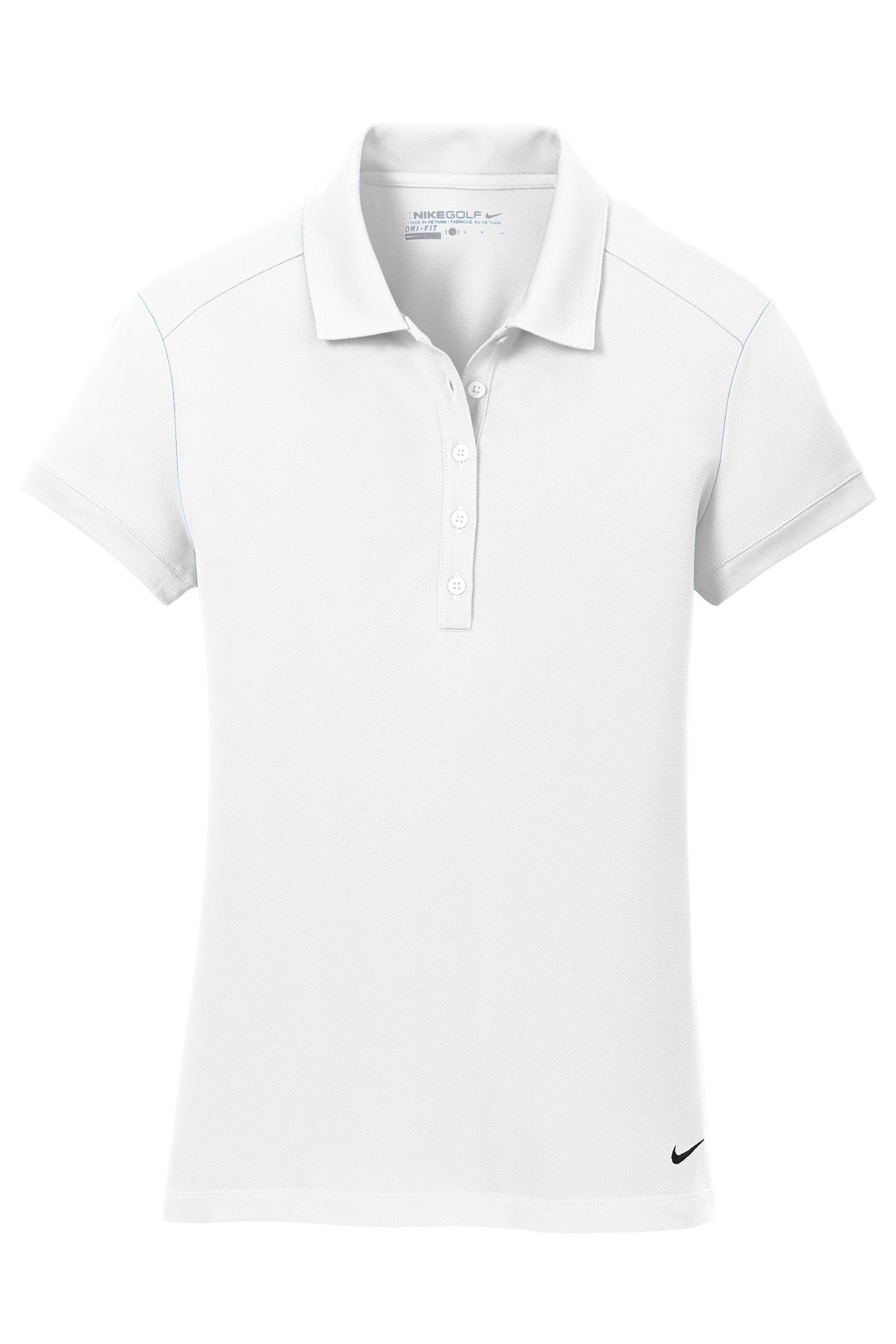 Nike Women's Dri-FIT Solid Icon Pique Modern Fit Polo. 746100 Nike