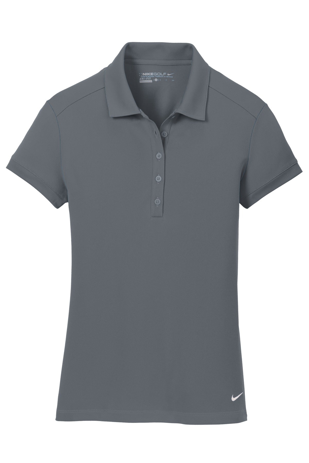 Nike Women's Dri-FIT Solid Icon Pique Modern Fit Polo. 746100 Nike