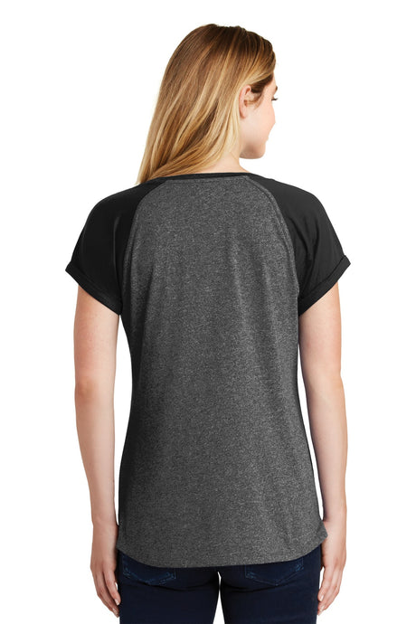 New Era Women's Heritage Blend Varsity Tee. LNEA107 New Era