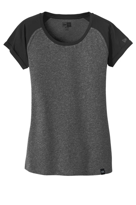 New Era Women's Heritage Blend Varsity Tee. LNEA107 New Era