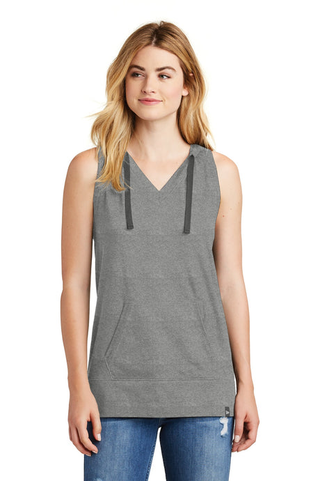 New Era Women's Heritage Blend Hoodie Tank. LNEA106 New Era