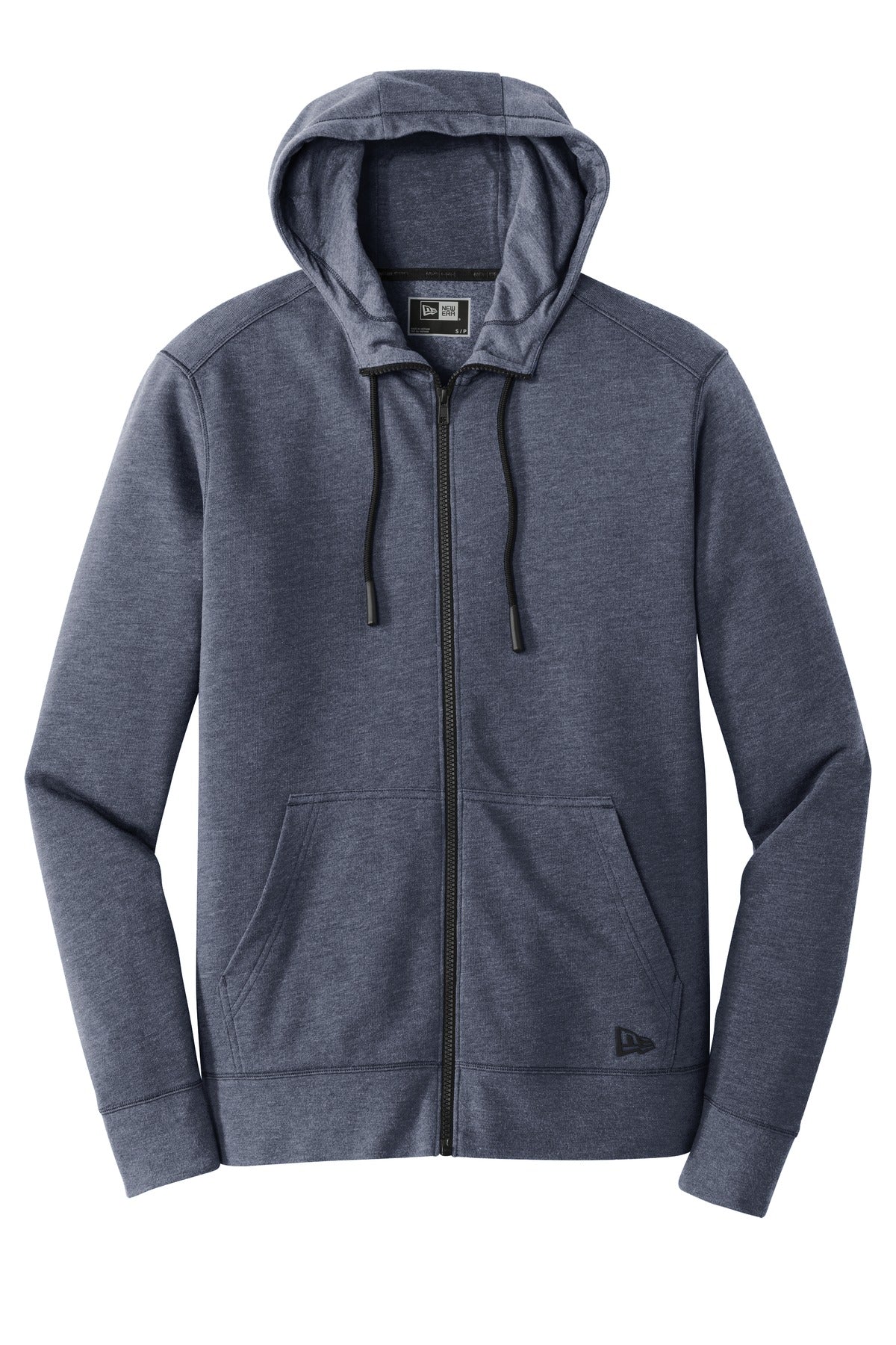 New Era Men's Tri-Blend Fleece Full-Zip Hoodie. NEA511 New Era