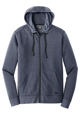 New Era Men's Tri-Blend Fleece Full-Zip Hoodie. NEA511 New Era