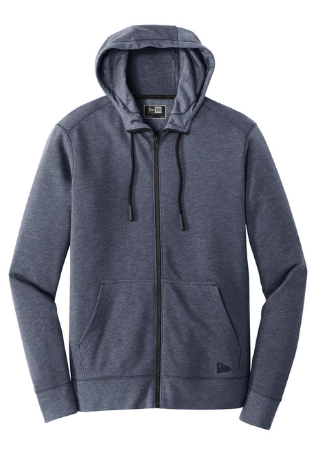 New Era Men's Tri-Blend Fleece Full-Zip Hoodie. NEA511 New Era