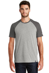 New Era Men's Heritage Blend Varsity Tee. NEA107 New Era
