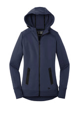 New Era Women's Venue Fleece Full-Zip Hoodie. LNEA522 New Era