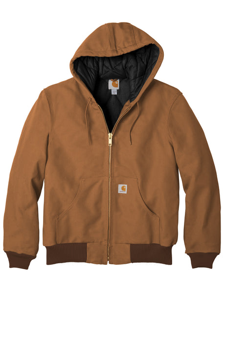 Carhartt Men's Quilted-Flannel-Lined Duck Active Jacket CTSJ140 Carhartt