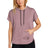 New Era Women's Performance Terry Short Sleeve Hoodie. LNEA533 New Era
