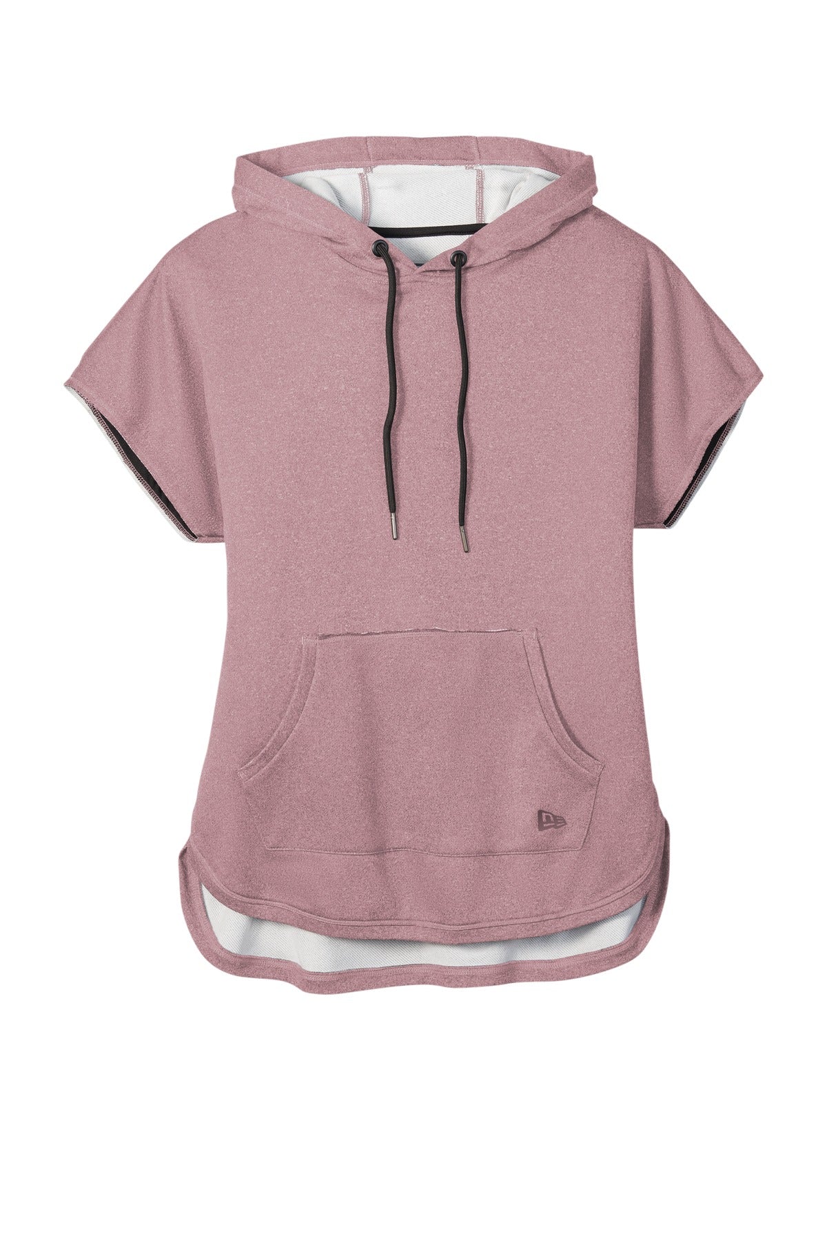 New Era Women's Performance Terry Short Sleeve Hoodie. LNEA533 New Era
