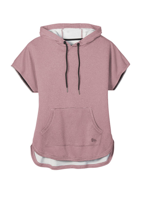 New Era Women's Performance Terry Short Sleeve Hoodie. LNEA533 New Era