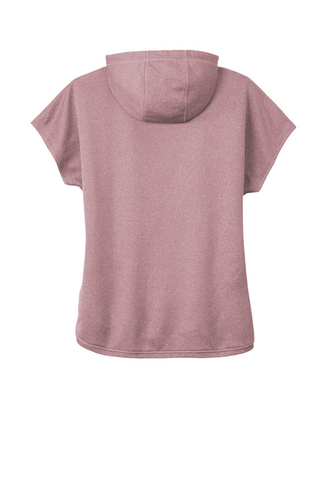 New Era Women's Performance Terry Short Sleeve Hoodie. LNEA533 New Era