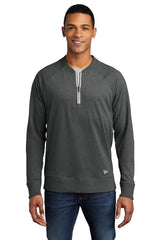 New Era Men's Sueded Cotton Blend 1/4-Zip Pullover. NEA123 New Era