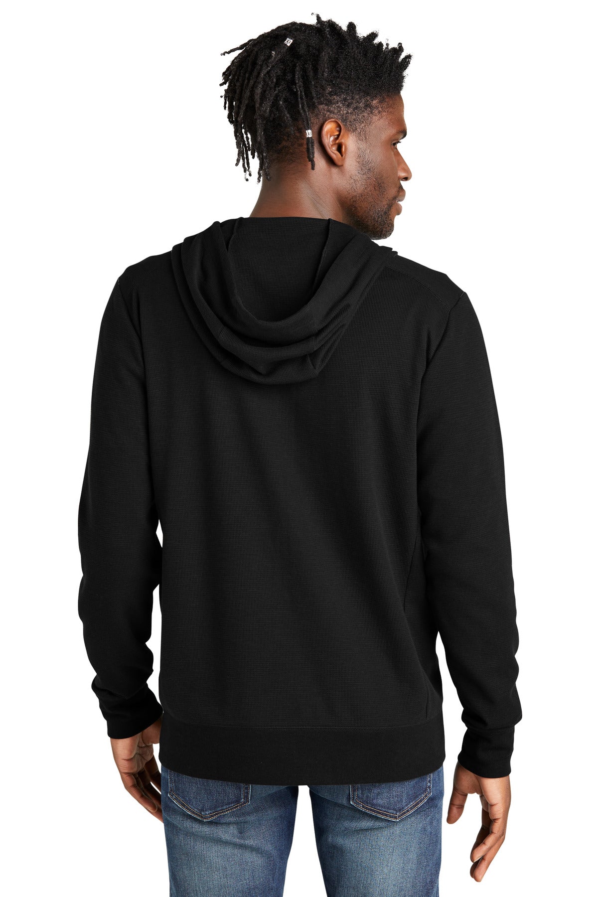 New Era Men's Thermal Full-Zip Hoodie. NEA141 New Era