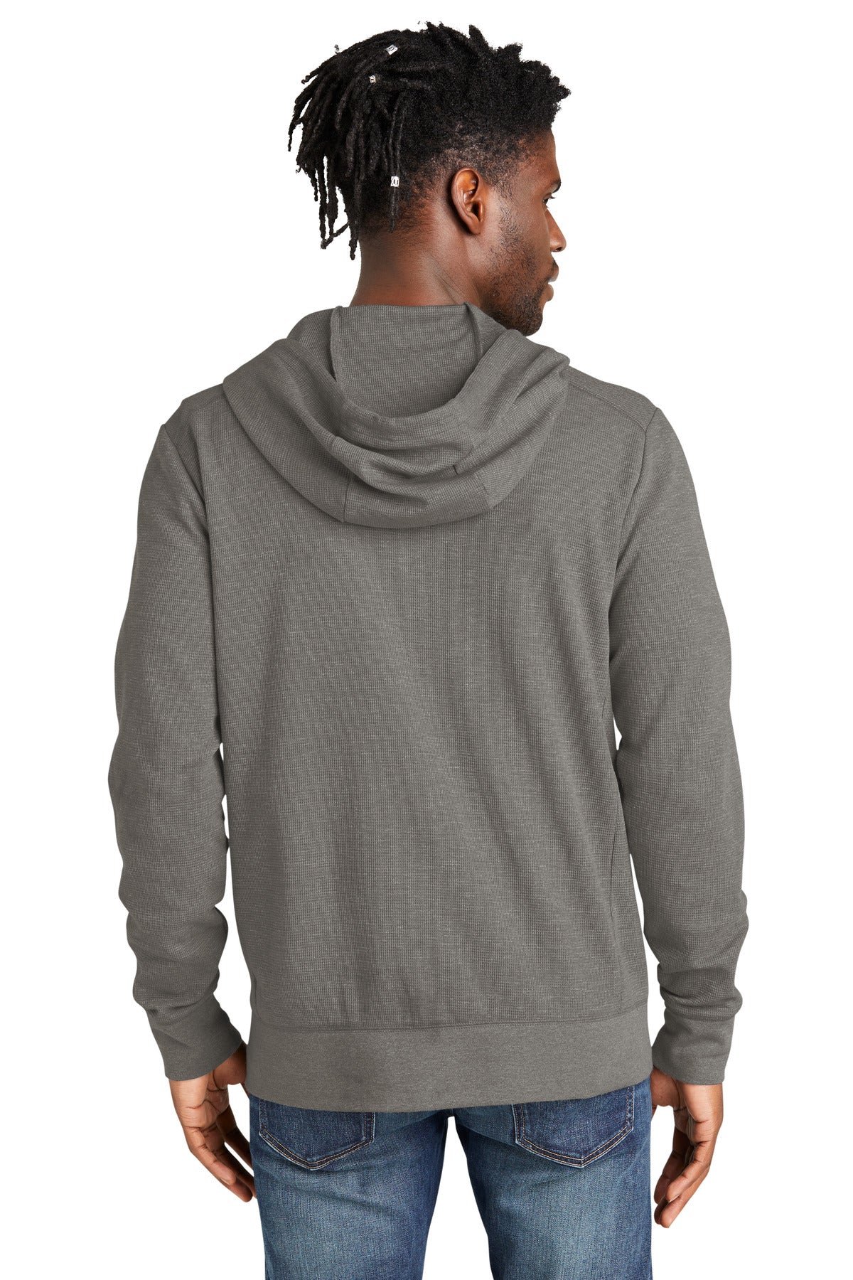 New Era Men's Thermal Full-Zip Hoodie. NEA141 New Era