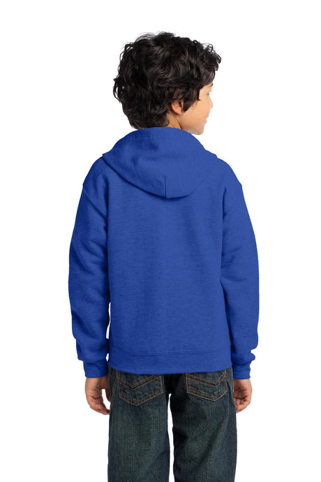 Gildan Youth Heavy Blend Full-Zip Hooded Sweatshirt Gildan