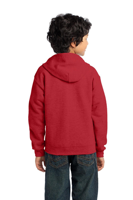 Gildan Youth Heavy Blend Full-Zip Hooded Sweatshirt Gildan