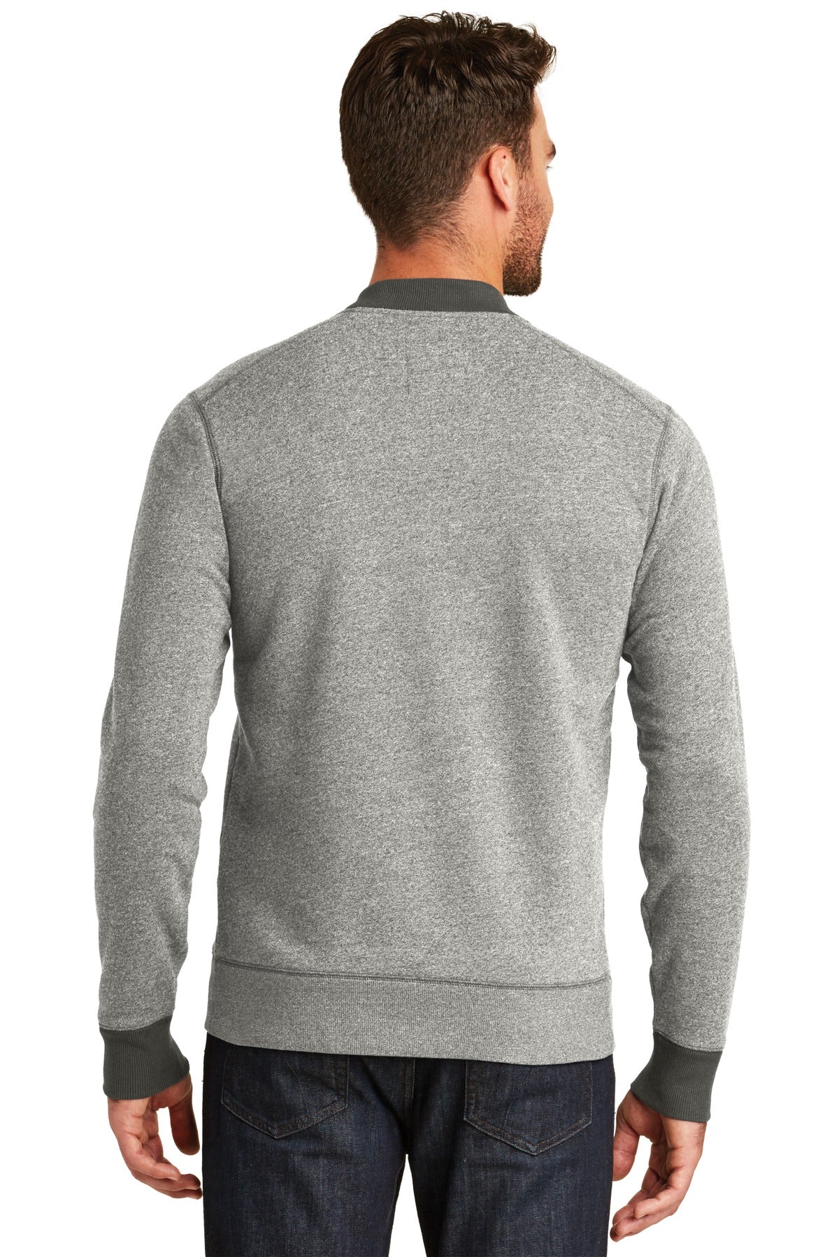 New Era Men's French Terry Baseball Full-Zip. NEA503 New Era