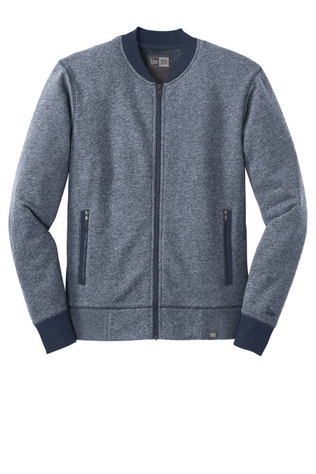 New Era Men's French Terry Baseball Full-Zip. NEA503 New Era