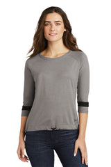 New Era Women's Tri-Blend 3/4-Sleeve Tee. LNEA136 New Era