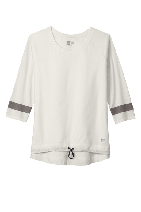 New Era Women's Tri-Blend 3/4-Sleeve Tee. LNEA136 New Era