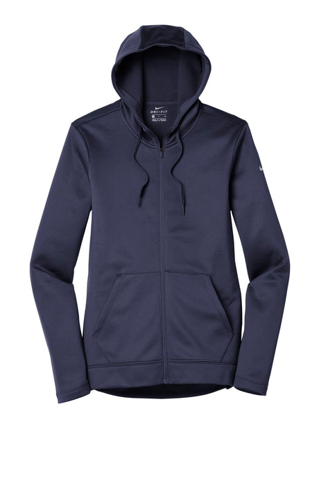 Nike Women's Therma-FIT Full-Zip Fleece Hoodie. NKAH6264 Nike