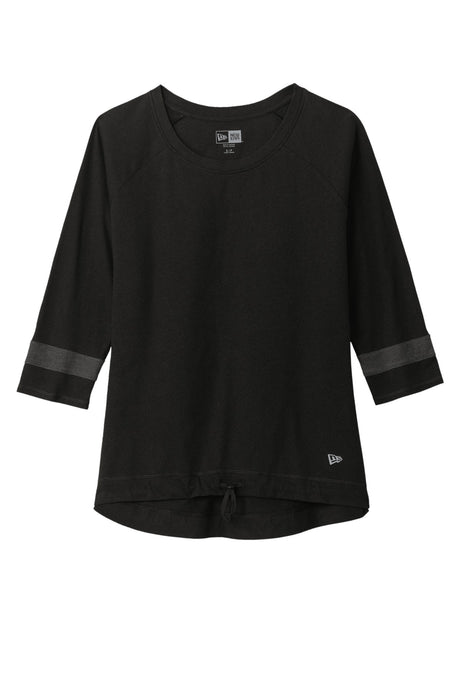 New Era Women's Tri-Blend 3/4-Sleeve Tee. LNEA136 New Era
