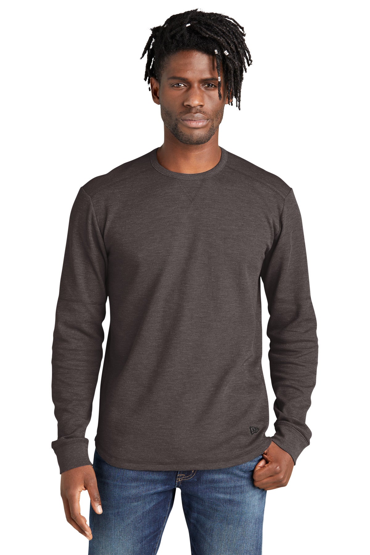 New Era Men's Thermal Long Sleeve. NEA140 New Era