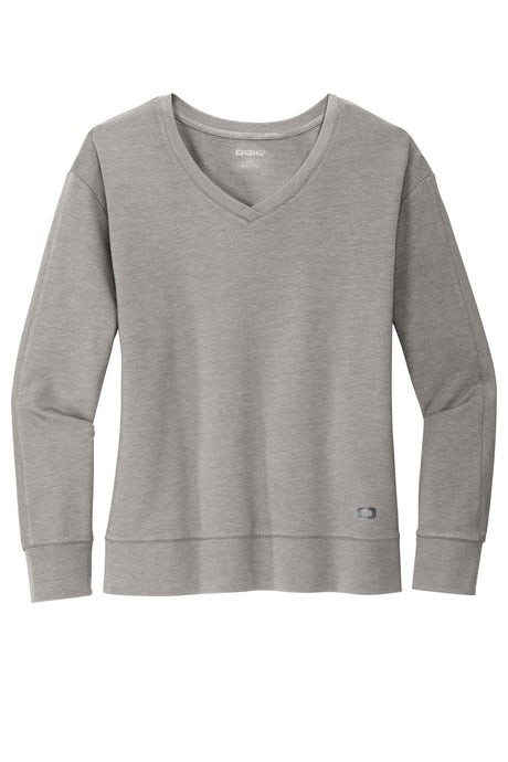 OGIO Women's Luuma Flex Long Sleeve V-Neck. LOG825 OGIO