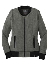 New Era Women's French Terry Baseball Full-Zip. LNEA503 New Era