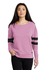 New Era Women's Tri-Blend Fleece Varsity Crew. LNEA513 New Era