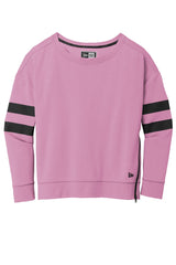 New Era Women's Tri-Blend Fleece Varsity Crew. LNEA513 New Era