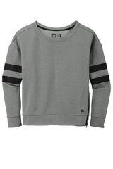 New Era Women's Tri-Blend Fleece Varsity Crew. LNEA513 New Era