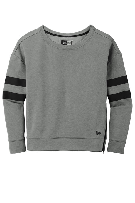 New Era Women's Tri-Blend Fleece Varsity Crew. LNEA513 New Era