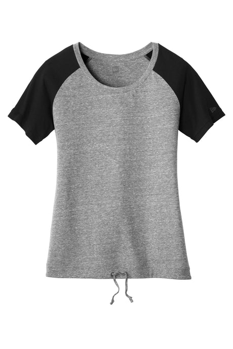 New Era Women's Tri-Blend Performance Cinch Tee. LNEA133 New Era