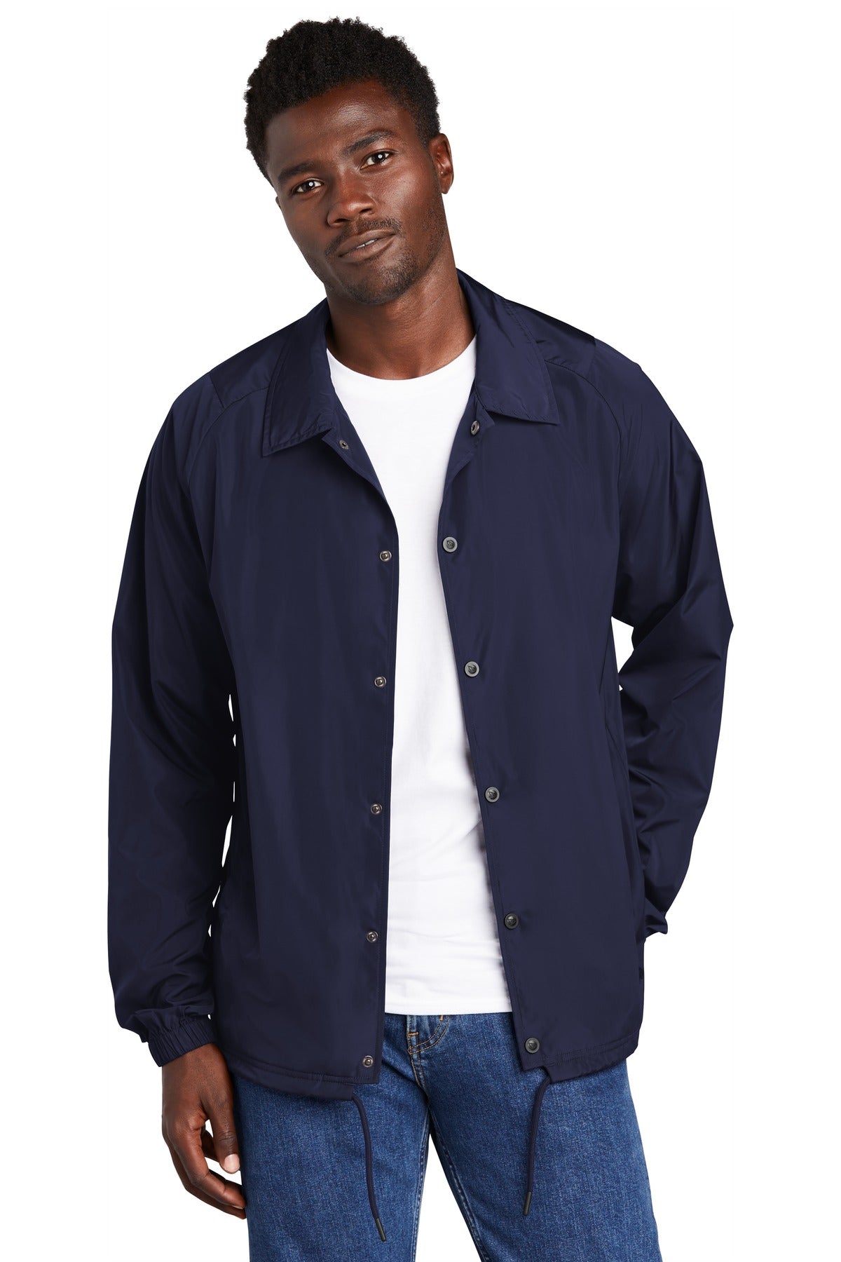 New Era Men's Coach's Jacket. NEA601 New Era
