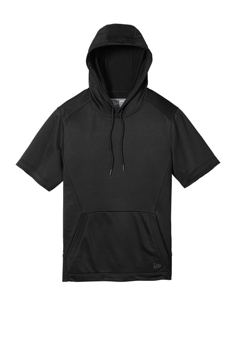 New Era Men's Performance Terry Short Sleeve Hoodie. NEA533 New Era