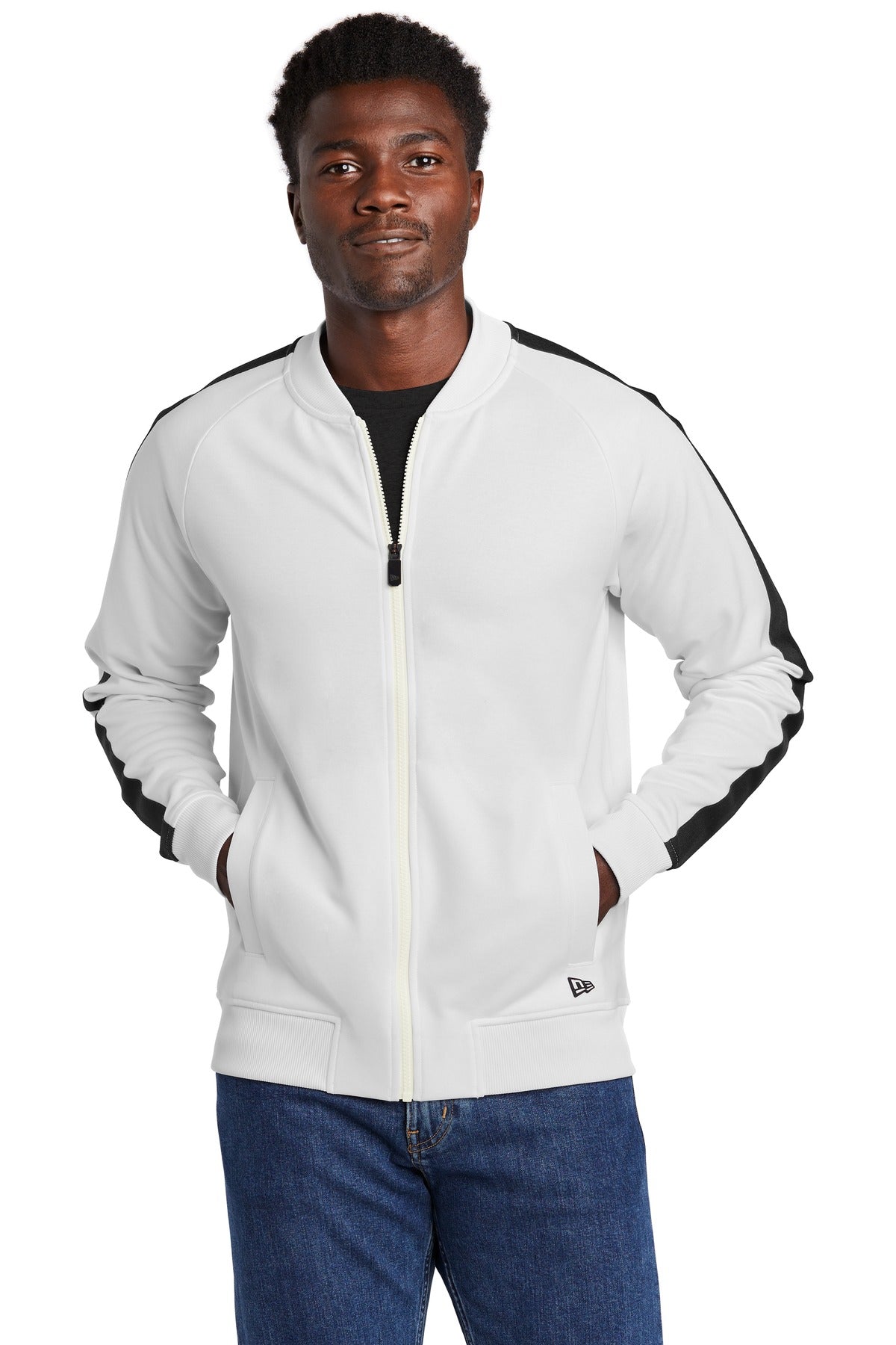 New Era Men's Track Jacket. NEA650 New Era