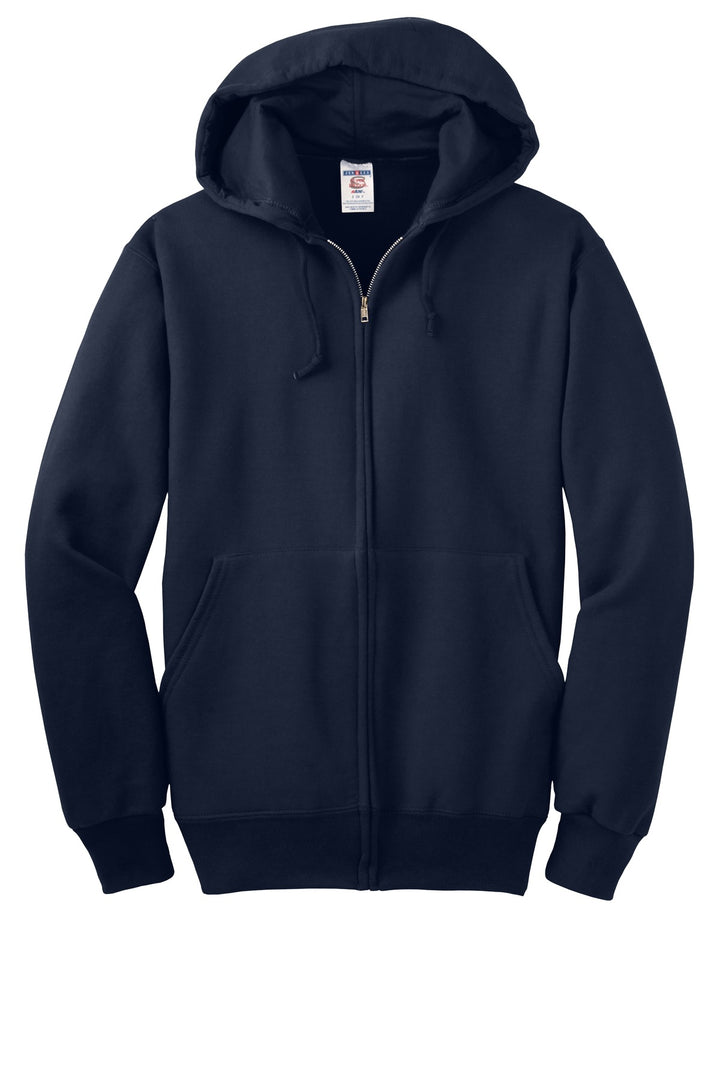 JERZEES Men's Super Sweats NuBlendÂ® Full-Zip Hooded Sweatshirt JERZEES