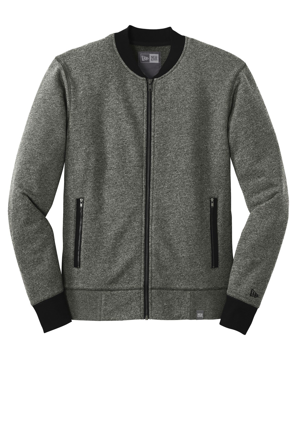 New Era Men's French Terry Baseball Full-Zip. NEA503 New Era