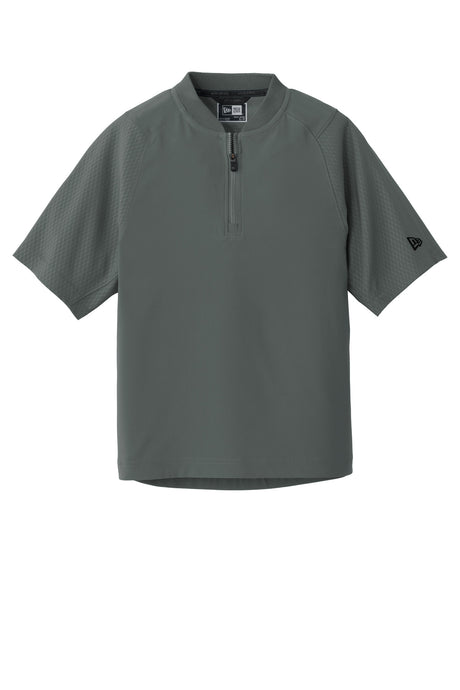 New Era Youth Cage Short Sleeve 1/4-Zip Jacket. YNEA600 New Era