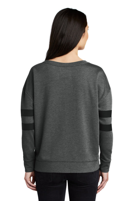 New Era Women's Tri-Blend Fleece Varsity Crew. LNEA513 New Era