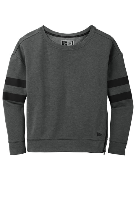 New Era Women's Tri-Blend Fleece Varsity Crew. LNEA513 New Era