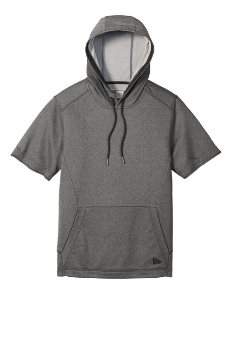 New Era Men's Performance Terry Short Sleeve Hoodie. NEA533 New Era