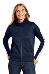 New Era Women's Track Jacket. LNEA650 New Era