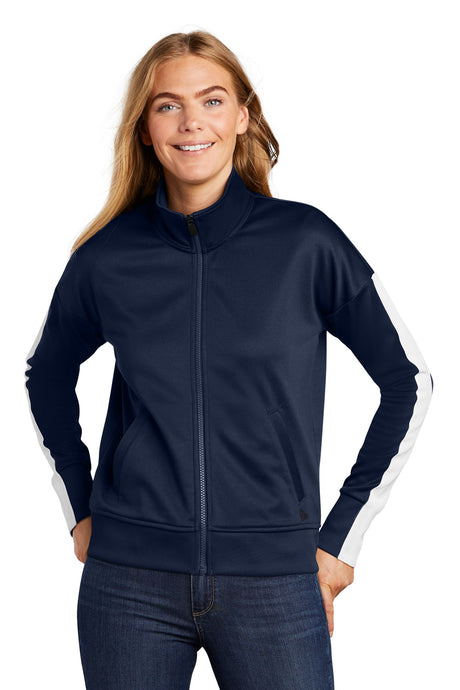 New Era Women's Track Jacket. LNEA650 New Era