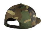 New Era Flat Bill Snapback Cap. NE400 New Era