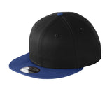 New Era Flat Bill Snapback Cap. NE400 New Era