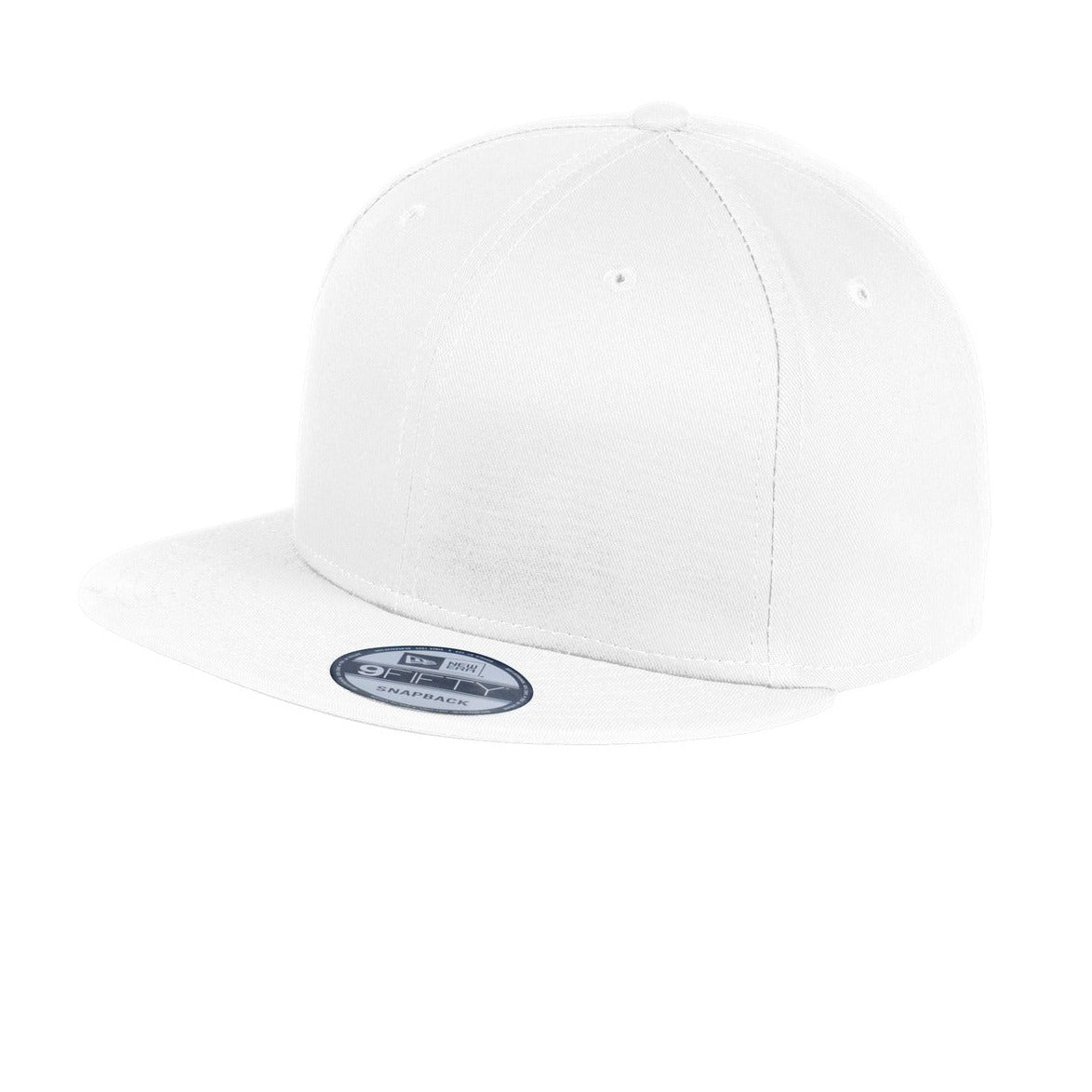 New Era Flat Bill Snapback Cap. NE400 New Era